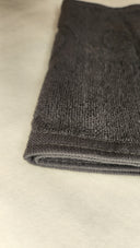 Goldeneye Grå handduk, woven-in logo, 70x20 cm